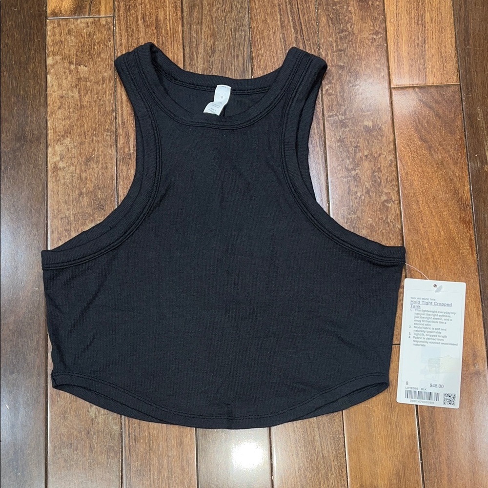 lululemon athletica Black Crop Top